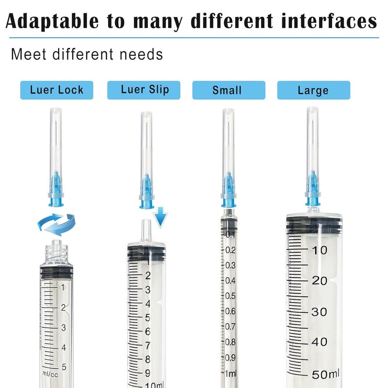 Careach 100pcs 23 gauge 1 inch Needles Luer Lock Industrial Lab Accessories, Measuring and Refilling Inks - Image 3